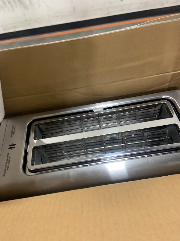 Photo 1 of Toaster 4 Slice Long Slot – 1.5" Wide Slots for Thick Bread, Bagels & Artisan Bread, Stainless Steel with Touchscreen, Countdown Timer, 6 Shade Settings, Defrost & Reheat & Single-Slice Modes