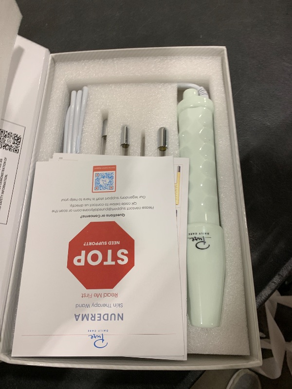 Photo 1 of Pure Daily Care NuDerma Handheld Skin Therapy Wand Machine w/Neon – Anti-Aging - Skin Tightening - Wrinkle Reducing - Dark Circles – Clarifying - Hair & Scalp Stimulator