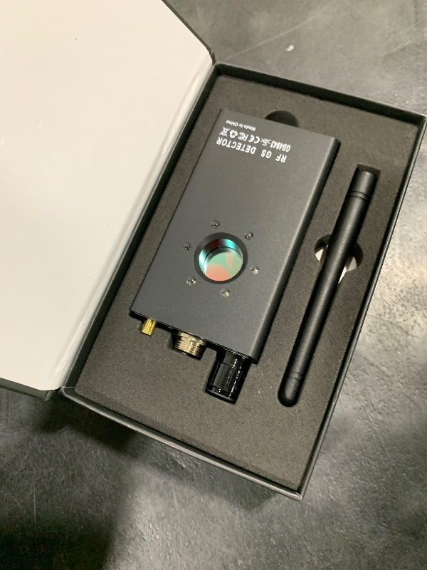 Photo 1 of Hidden Camera Detectors, Anti Spy Camera Finder, GPS Tracker Detector, Hidden Devices Detector for Airbnb, Hotels, Bathroom, Home, Office (Black)