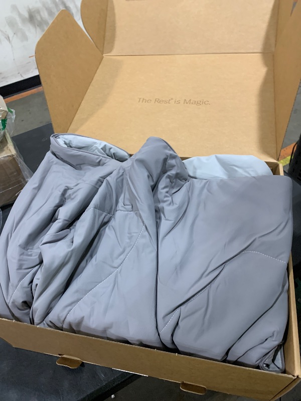 Photo 1 of REST® Evercool® Cooling Comforter, Full/Queen, Blanket for Hot Sleepers, All Season Bedding to Keep Cool for Night Sweats, Breathable Lightweight Blanket, 90"x90" Inches, Cool Gray