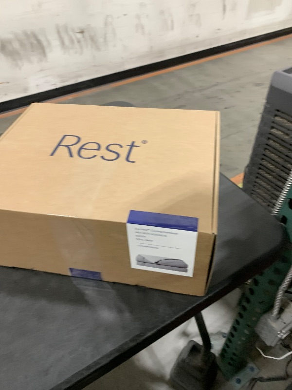 Photo 1 of REST® Evercool® Cooling Comforter, Full/Queen, Blanket for Hot Sleepers, All Season Bedding to Keep Cool for Night Sweats, Breathable Lightweight Blanket, 90"x90" Inches, Cool Gray