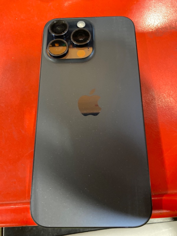 Photo 1 of Apple iPhone 15 Pro Max, 256GB, Blue Titanium - Unlocked (Renewed)