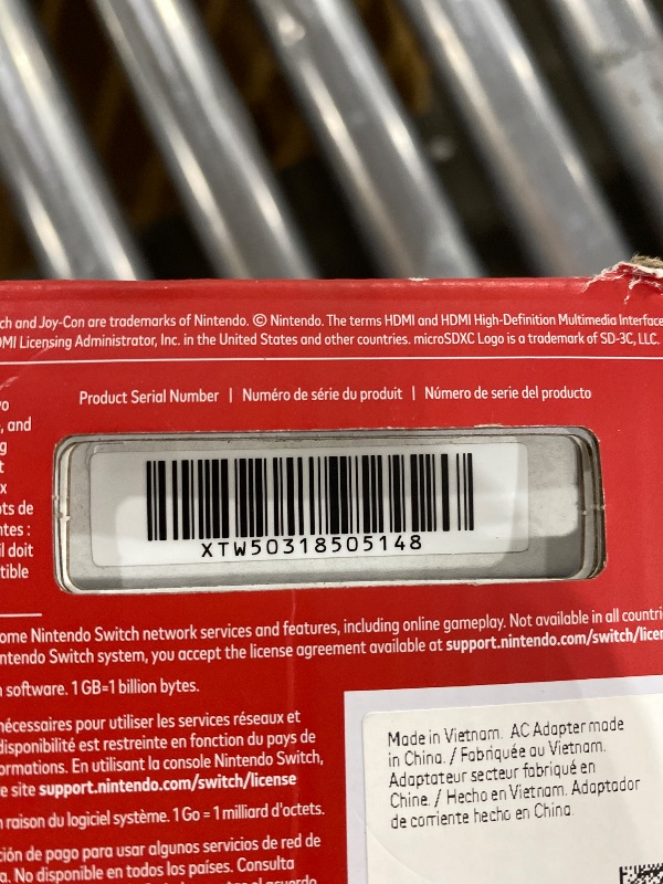 Photo 1 of Nintendo Switch – OLED Model w/White Joy-Con