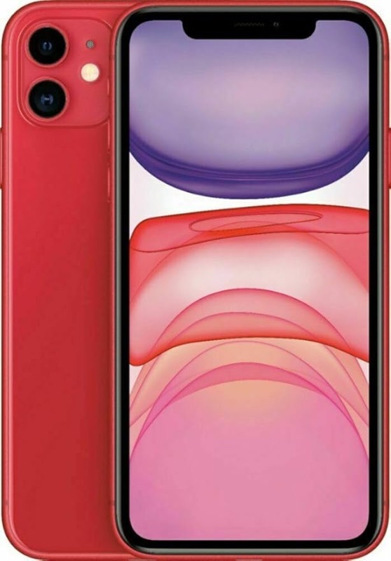 Photo 1 of Apple iPhone 11, US Version, 64GB, Red - T-Mobile (Renewed)