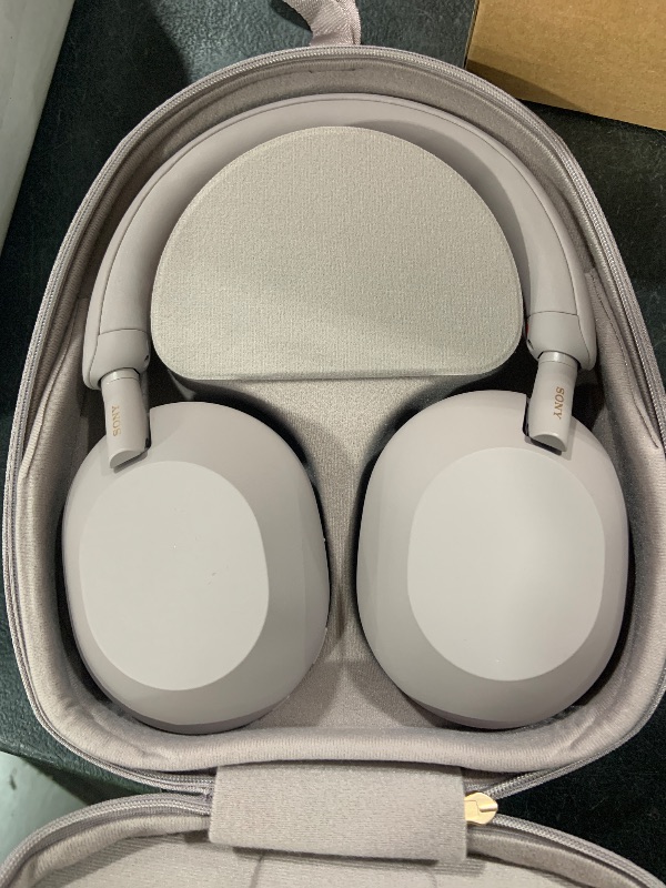 Photo 1 of Sony WH-1000XM5 Premium Noise Canceling Wireless Headphones, Auto NC Optimizer, 30-Hour Battery, Alexa Voice Control, Smoky Pink