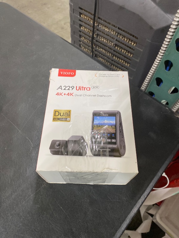 Photo 1 of VIOFO A229 Ultra 2CH Dual 4K Dash Cam Front and Rear, Dual STARVIS 2 IMX678 Sensors & 2-Channel 4K HDR, Faster 5GHz Wi-Fi & Precise GPS Car Camera, Voice Control, Super Night Vision 2.0