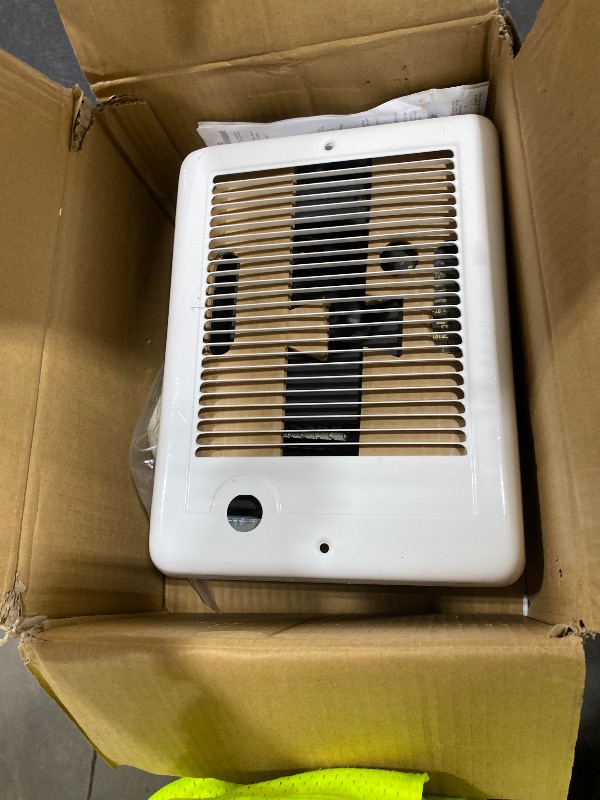 Photo 1 of CSC151TW Electric Wall Heater Complete Unit With Thermostat, 5120 BTU, 120 Volt, 1500 Watt (Model: CSC151TW, Part: 67509)