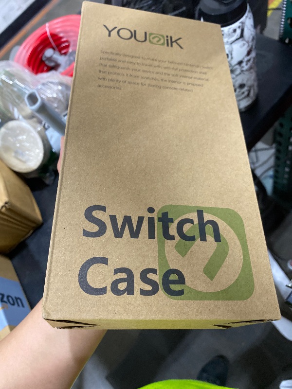 Photo 1 of Younik Switch 2 Case Compatible with NS Switch 2 (2025), Carrying Case with 19 Game Card Slots, 4 in 1 Switch 2 Accessories Includes Shoulder Strap, Wrist Strap & Stickers (Pink)
