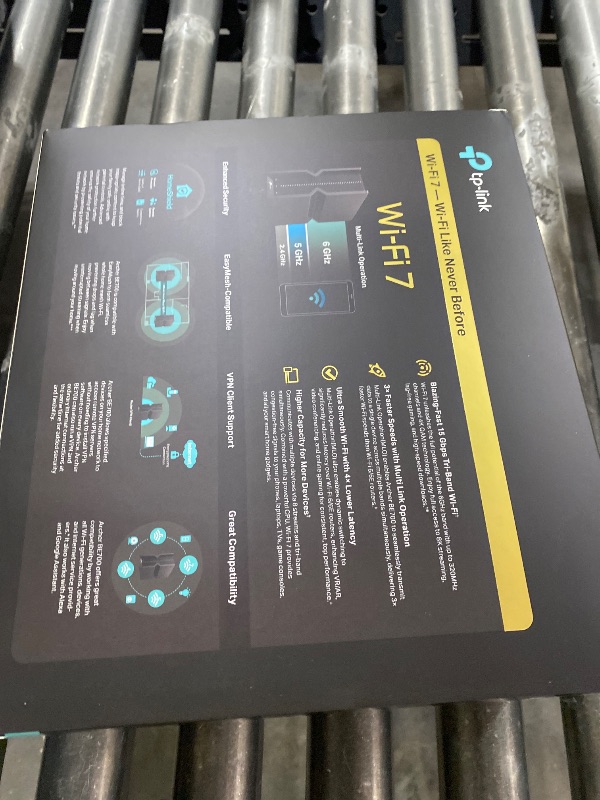 Photo 1 of TP-Link Tri-Band BE15000 WiFi 7 Router Archer BE700 | 8-Stream 15Gbps | 1×10G+1×2.5G+2×1G Ports, USB 3.0 | 6 Internal Antennas | VPN Clients & Server | Easy-Mesh, MLO, Private IOT, Free Expert Support