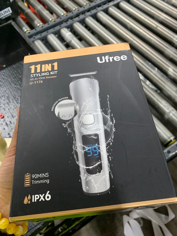 Photo 1 of Ufree Beard Trimmer for Men, Waterproof Electric Razor for Nose, Body, Face & Mustache, Cordless Hair Clippers Shavers Grooming Kit, Gifts for Men Husband Father