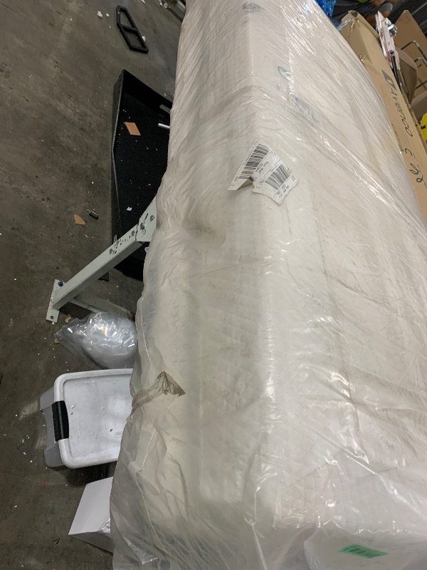 Photo 1 of WHITE MATTRESS, UNKNOWN SIZE