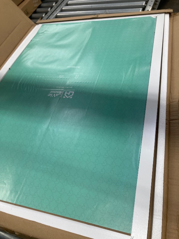 Photo 1 of **MISSING PLEXIGLASS***LaVie Home 24 x 36 Poster Frame White, Display Pictures 20x30 with Mat or 24x36 Without Mat, Stable and Sturdy Picture Frame and Polished Plexiglass, Horizontal and Vertical Format of The Wall?1 Pack?
