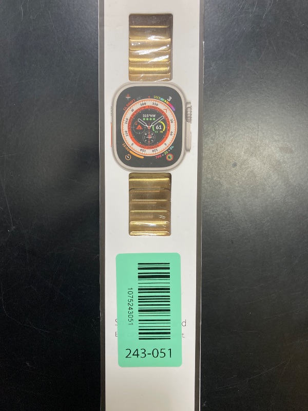 Photo 1 of [RECOMMENDED by NYT Wirecutter] Stainless Steel Band Compatible for Apple Watch Series 11/10 42mm Series 9/8/7/6/5/4/3/2/1 41mm/40mm/38mm, Metal 316L, Waterproof, Easy to Adjust,Gold
