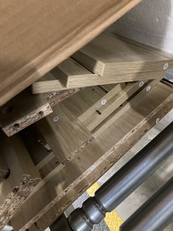Photo 1 of ***DAMAGED -SELLING AS PARTS ONLY*** Garvee Rattan Dresser with 5 Drawers, Tall Modern Closet with Deep Storage, Large Chest of Drawers with Wide Top, Long Wooden Dresser for Bedroom, Living Room, Hallway, Kids Room, Natural