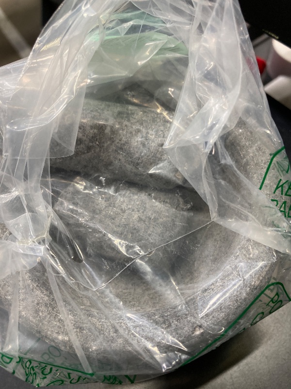 Photo 1 of **ITEM DAMAGED**
**NON RETURNABLE**
**NON REFUNDABLE**


ChefSofi 1.5 Cup-Capacity Mortar and Pestle Set - Unpolished Heavy Granite for Enhanced Performance and Organic Appearance