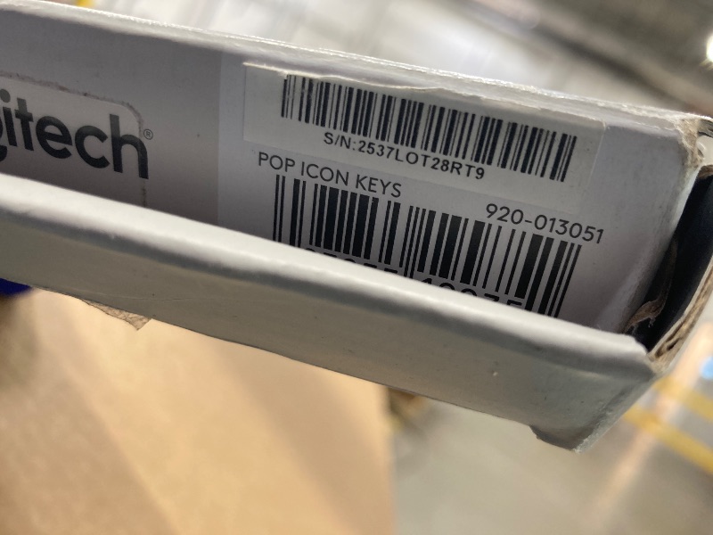 Photo 1 of ***missing keys***Logitech POP ICON Keys Wireless Bluetooth Keyboard, Comfortable Typing, Programmable Keys, Easy-Switch Between up to 3 Devices, for Laptop, Tablet, PC – Graphite and White***missing keys***