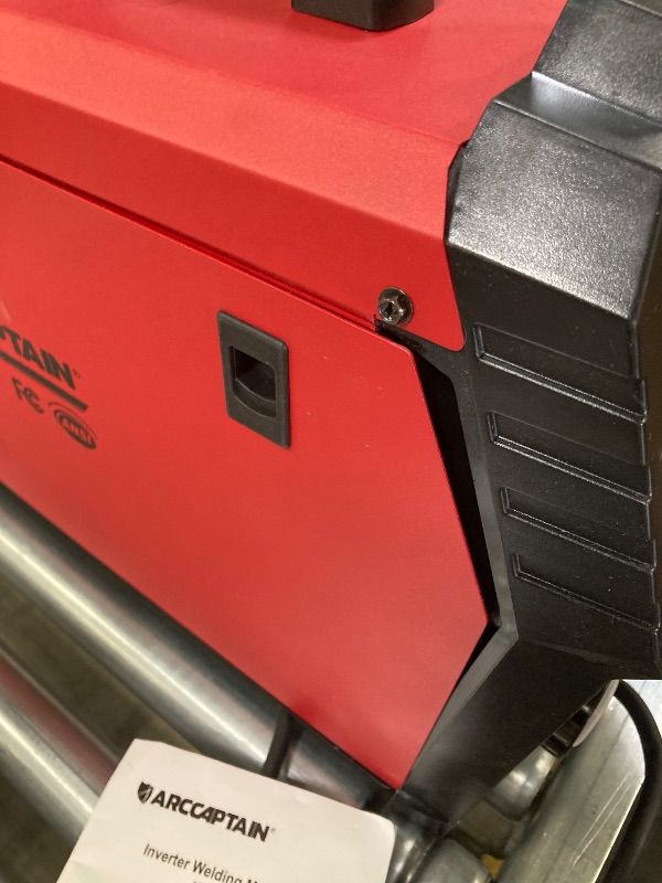 Photo 1 of ***MISSING HARDWARE PIECES SELLING AS IS *** ARCCAPTAIN MIG Welder, 200Amp 6 in 1 Gas MIG/Gasless Flux Core MIG/Stick/Lift TIG/Spot welding/Spool Gun 110V/220V Aluminum Multi Process Welding Machine with LED Digital Display, Burn Back Adjustment