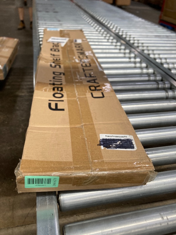 Photo 1 of 1 Pack Large Shelf Brackets Long Floating Shelf Bracket Invisible Floating Shelf Hardware Heavy Duty Floating Mantel Brackets(43"X4"X1.5" with Tools)