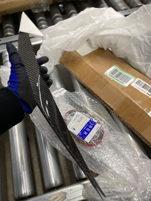 Photo 1 of  xotic tech Headlight Eyebrows Eyelid Trim Sticker Carbon Fiber Compatible with BMW F10 5 Series 2010-2016 (Will NOT FIT GT Model)