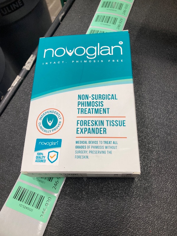 Photo 1 of ***FACTORY SEALED***NOVOGLAN Essential Non-Surgical Phimosis Treatment Kit — Gentle Foreskin Tissue Expander | Class I Medical Device | at-Home Use | Reusable Components | Step-by-Step Guidance***FACTORY SEALED***