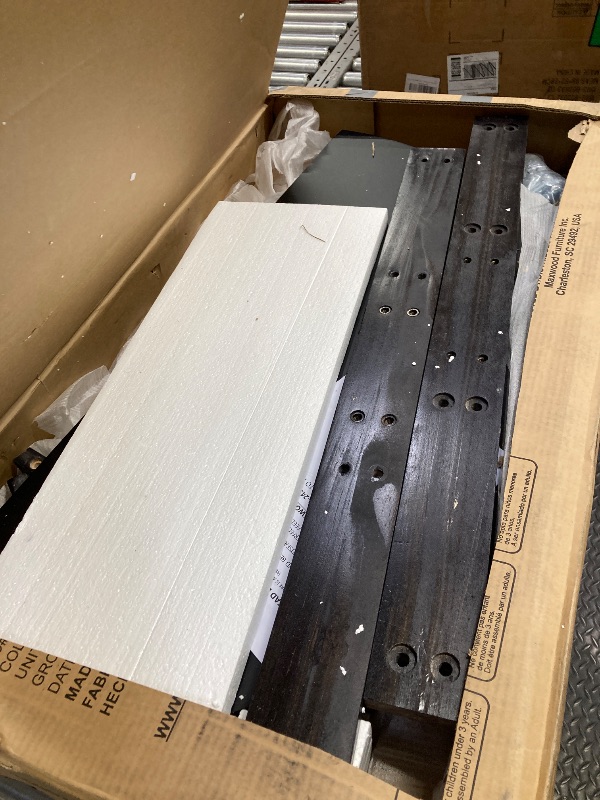 Photo 1 of ***DAMAGE -SOME SCUFFS/SCRATCHES -SELLING AS IS *** Plank+Beam Lido Round Dining Table, 38", Wooden, Pedestal, Minimalist Kitchen Table for 4 for Dining Room, Black
