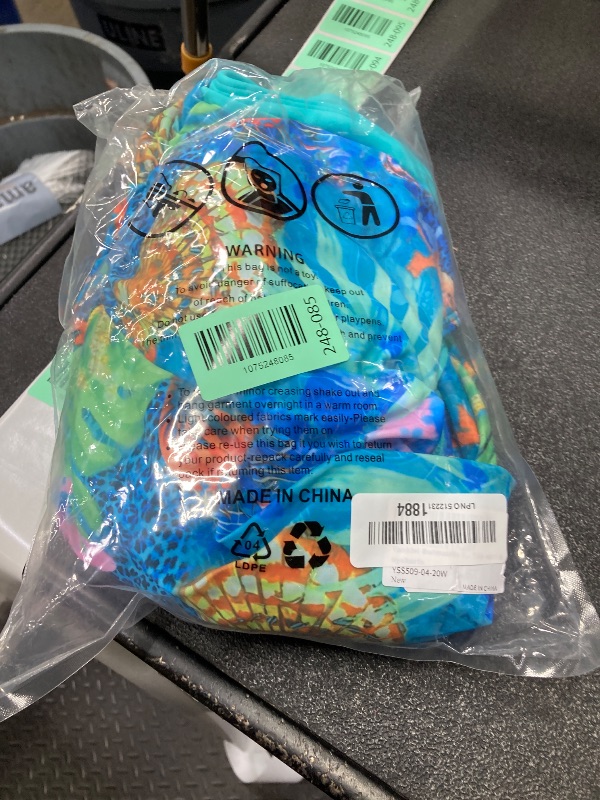 Photo 1 of ***ONLY TOP INCLUDED***HUAKARY Plus Size Swim Suit Floral Tank Top with Boyshorts Tankini Set Ruched Modest Two Piece Swimsuit 20W Blue Printed***ONLY TOP INCLUDED***