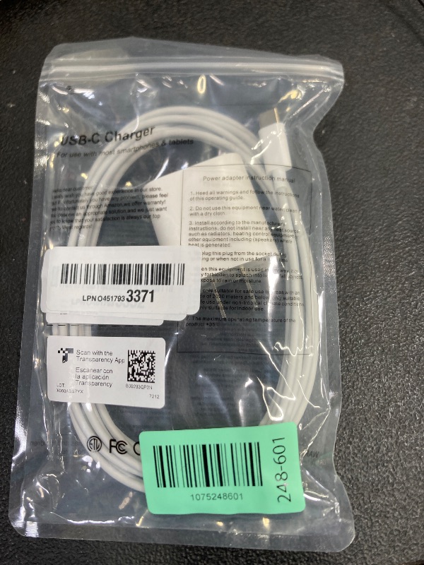 Photo 1 of **only 1 pack**iPhone Charger Fast Charging 2 Pack Type C Wall Charger Block with 2 Pack [6FT&10FT] Long USB C to Lightning Cable for iPhone 14/13/12/12 Pro Max/11/Xs Max/XR/X,AirPods Pro