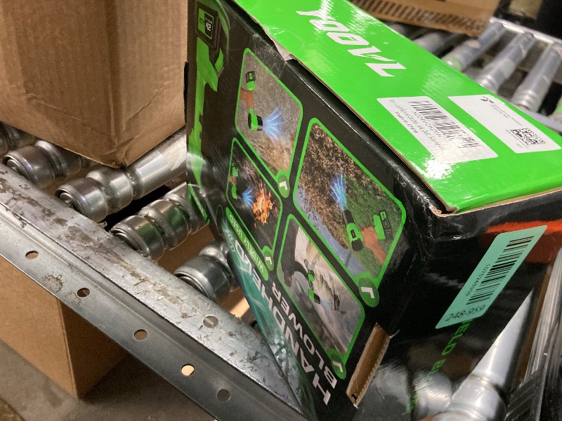 Photo 1 of **PARTS ONLY*****Leaf Blower Cordless, Snow Blower, Handheld Leaf Blower with 2 X 4.0Ah Battery and Charger, 6 Speed Modes, Lightweight Blowers for Snow, Lawn Care, Patio, Yard, Blowing Dust, Leaves
