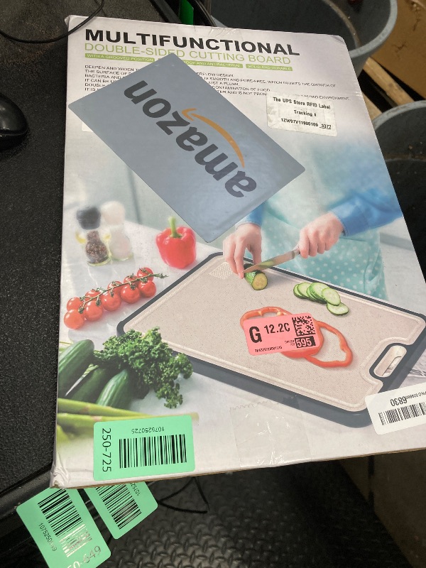 Photo 1 of Titanium Cutting Board for Kitchen, Cutting Board Double Sided Food Grade, Pure Titanium/PP,Chopping Board for Meat Vegetable Fruit,Easy to Clean,Kitchen Gifts(16''x11'')