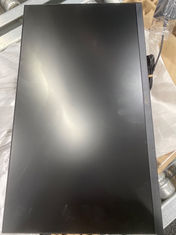 Photo 1 of **NO RETURNS OR REFUNDS! SCREEN BROKEN, NOT OPERATIONAL**AOC 22B35HM23 22" Full HD (1920 x 1080) 120Hz LED Monitor, Adaptive Sync, VGA & HDMI, Flicker-Free, Low Blue Light, HDR Ready, VESA, Tilt Adjust, Eco-Friendly