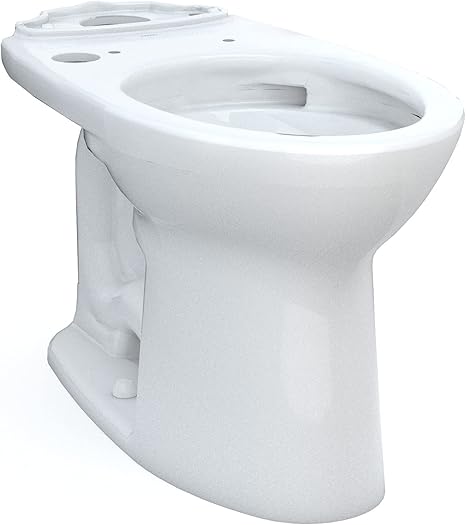 Photo 1 of **BOWL ONLY**TOTO Drake Two-Piece Elongated 1.6 GPF Universal Height TORNADO FLUSH Toilet with 10 Inch Rough-In, CEFIONTECT, and SoftClose Seat, WASHLET+ Ready, Cotton White - MS776124CSFG.10#01