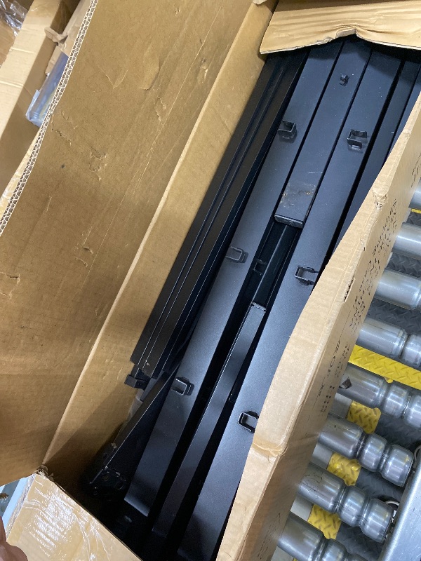 Photo 1 of 1 LEG DAMAGED


VIPSHOW 18 Inch Queen Bed Frame, 3500Lbs Heavy Duty Metal Platform with Round Corner Legs Mattress Slide Stopper, Steel Slat Support No Box Spring Needed, Noise Free, Non-Slip, Easy Assembly