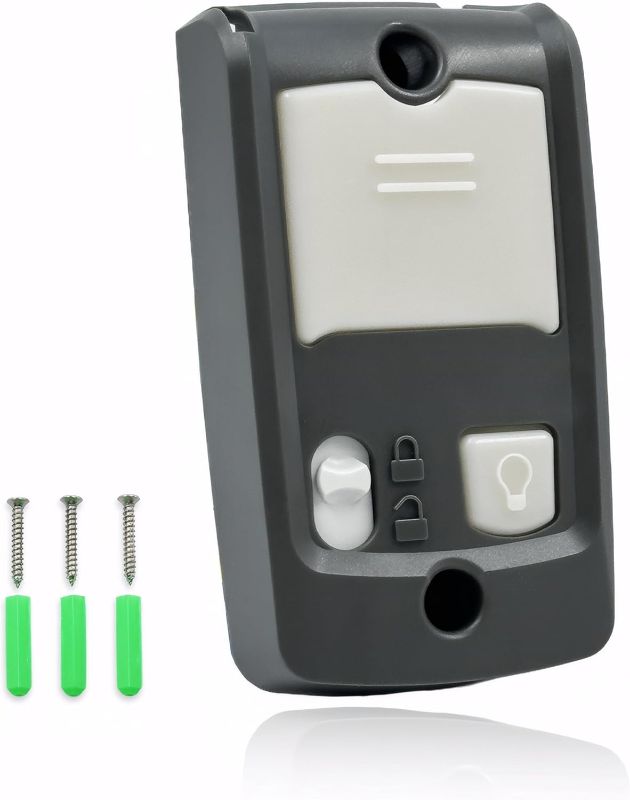 Photo 1 of **NO HARDWARE**Upgraded for Genie Garage Door Opener Wall Console for Genie Series II Openers, Replace 39165R GPWC-2WLB GBWCSL2-BX GBWC2-BX 37351R Wall Mount Wired Keypad, Sure-Lock & Vacation Lock & Light Button