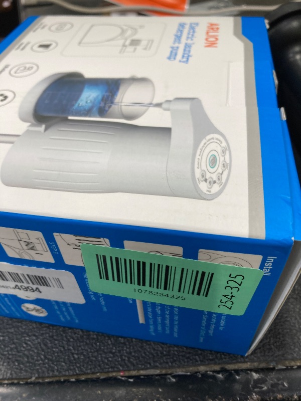 Photo 1 of ?IMPORTANT! Measure First?Electric Laundry Detergent Pump - Reusable Laundry Detergent Dispenser with Graduated Cup for Liquid Detergent, USB Rechargeable, Ideal for Laundry Room Organization (White)