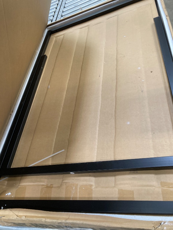 Photo 1 of ***BOX 1 OF 2***
FDW | Dining Table Set for 4 | 5-Piece Glass Black Dining Table | Kitchen Table with 4 Upholstered Chairs and Faux Leather Cushions | Space-Saving and Modern Design | for Dining Room, Easy to Assemble