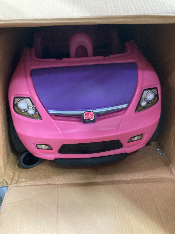 Photo 1 of **MISSING PARTS***Step2 Whisper Ride II Kids Push Cars, Ride On Car, Seat Belt, Horn, Toddlers Ages 1.5 – 4 Years Old, Max Weight 50 lbs., Quick Storage, Stroller Substitute, Pink