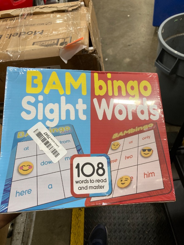 Photo 1 of ***FACTORY SEALED***THE BAMBINO TREE Sight Word Bingo Game Level 1 and 2 - Educational Games for Kids - Learn to Read Vocabulary for Kindergarten 1st Grade - Dolch's Fry's Words Lists***FACTORY SEALED***