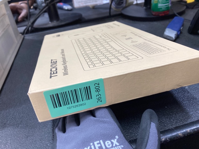 Photo 1 of **NO USB**TECKNET Wireless Keyboard and Mouse Combo, Mini Cordless Computer Keyboard and Mouse Set 2.4GHz, Silent Adjustable 1600 DPI, Quiet Click, Lag-Free for Computer, Laptop, PC, Windows, Mac, Chrome OS(SS)