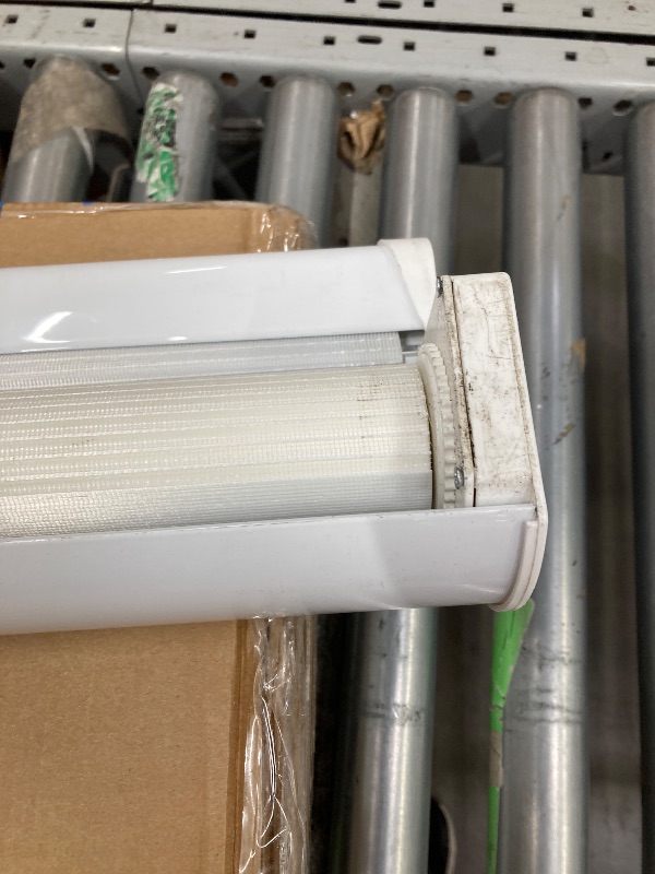 Photo 1 of *Dirty/Scratches* *Hardware missing* ShadesU Cordless Zebra Blinds – Light Filtering Dual-Layer Window Shades for Privacy (White Color) (Maximum Height 72") (Width 75")