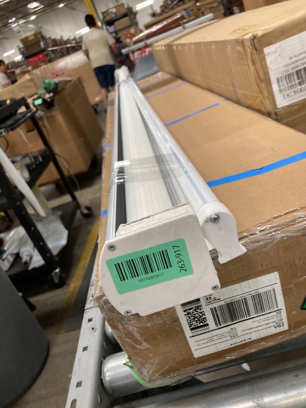 Photo 1 of *Dirty/Scratches* *Hardware missing* ShadesU Cordless Zebra Blinds – Light Filtering Dual-Layer Window Shades for Privacy (White Color) (Maximum Height 72") (Width 75")