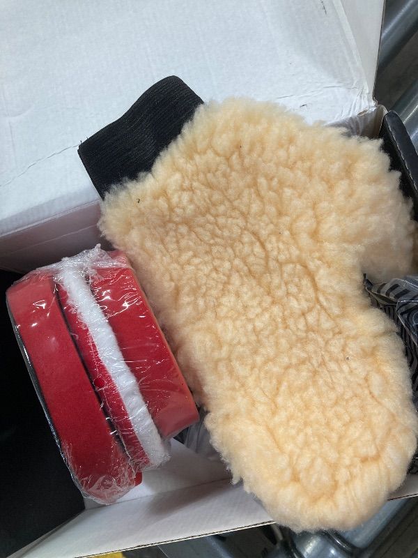 Photo 1 of ***MISSNG PARTS -SELLING AS IS *** ZFE Random Orbital Sander 5" & 6" Pneumatic Palm Sander with Extra 5" Backing Plate, Sponge Polishing Pads, Sandpapers Low Vibration and Heavy Duty for Wood, Composites, Metal