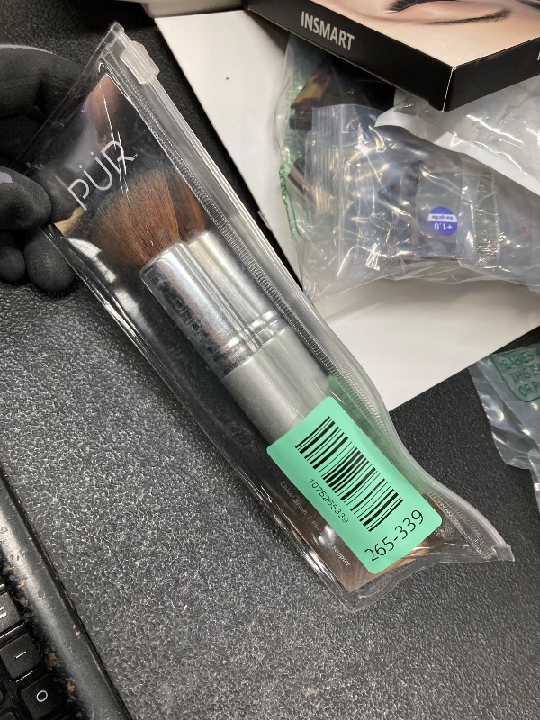 Photo 1 of *USED* PÜR MINERALS Chisel Brush, Flat Top Makeup Brush, Synthetic, Cruelty-Free Bristles, 1 ct.