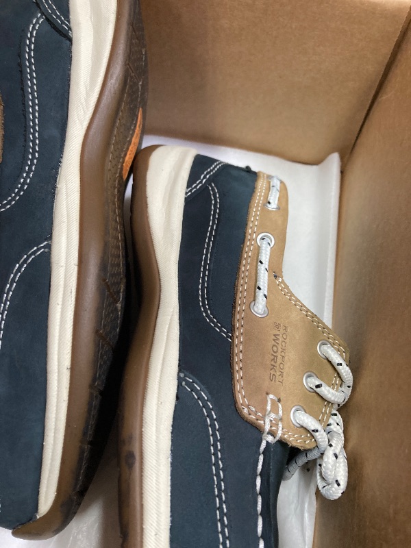 View 2 of **used**Rockport womens Sailing Club Rk670-w industrial and construction shoes, Navy, 8 Wide US