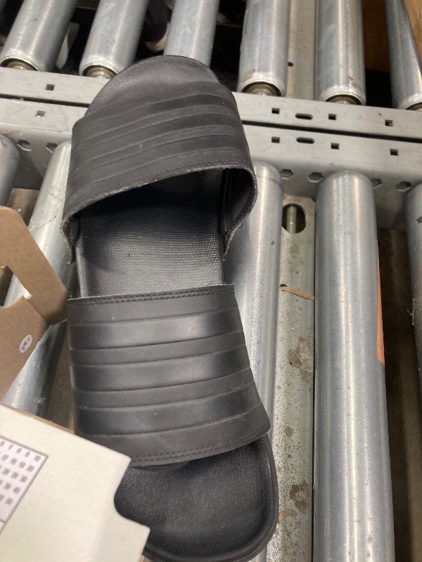 Photo 1 of **used***adidas Adult Adilette Comfort Slides Core Black/Core Black/Core Black 7 Men's (8 Women's)