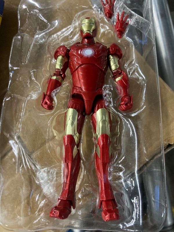 Photo 1 of **DAMAGED PACKAGE/MISSING SWORDS**Marvel Legends Series Iron Man Mark III, Iron Man Movie Collectible 6-Inch Scale Action Figure Toy