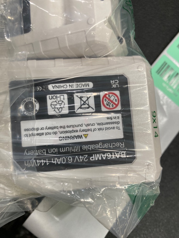Photo 1 of ?3rd-generation+DC PORT?2Pack 24V 6.0Ah Replace Battery for Snow Joe, Sun Joe, Power Joe, Aqua Joe 24V iON+ Tools 24BAT-LTX 24VBAT-LTW 24VBAT-LTE 24VBAT-LT 24VBAT-XR Lithium Ion Power Tool Battery
