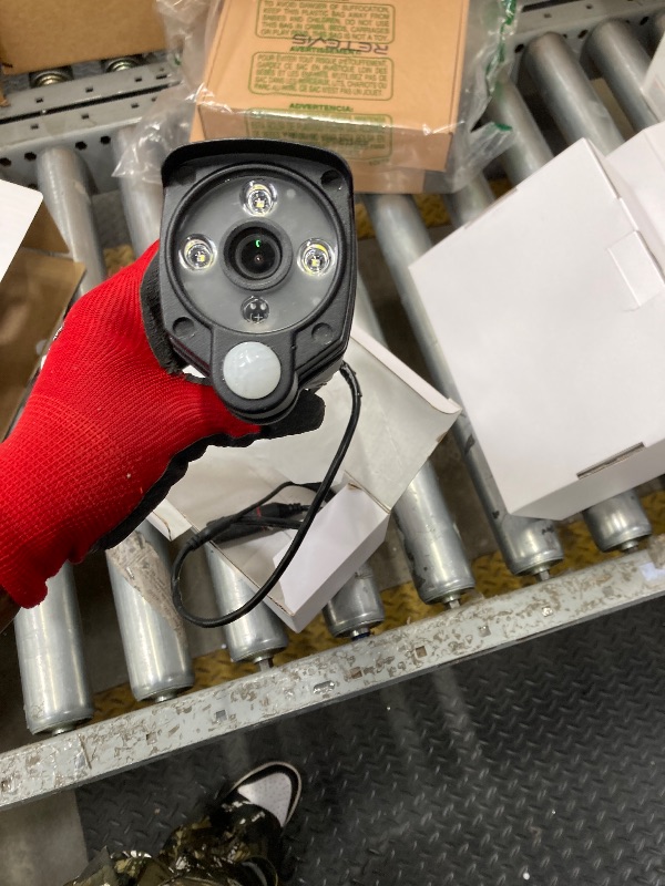 Photo 1 of [Dual WiFi, PIR] Tonton 2K Portable Wireless Security Camera System with 7" IPS Touchscreen Monitor, 4CH NVR, 2PCS 3MP Outdoor Spotlight Cameras, DC Powered, 2 Way Audio, Colorful Night, 32GB (Black)