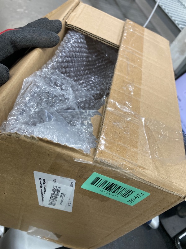 Photo 1 of ***SMALL CRACK AS PICTURED***IBEQUEM Acrylic File Folder Organizer Box, Letter Size Hanging File Organizer, Clear File Holder with Handles, Desktop Hanging File Storage Organizer for Home Work School Office Supplies1 Pack***SMALL CRACK AS PICTURED***