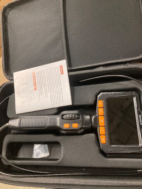 Photo 1 of **PARTS ONLY***3.9mm Two-Way Articulating Borescope Camera with Light, Industrial Endoscope Inspection Camera with Light, 5FT Flexible Semi-Rigid Cable for Wall Automotive Engine Plumbing HVAC Inspect