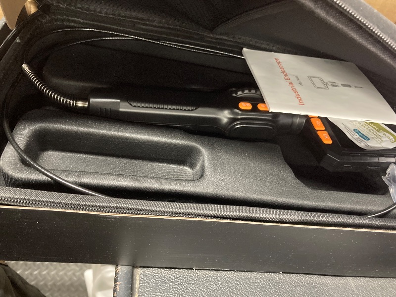 Photo 1 of **PARTS ONLY***3.9mm Two-Way Articulating Borescope Camera with Light, Industrial Endoscope Inspection Camera with Light, 5FT Flexible Semi-Rigid Cable for Wall Automotive Engine Plumbing HVAC Inspect